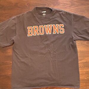 NFL Team Apparel Brown T-Shirt